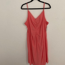 NWT- Nine West- coral colored midi scrunch dress- Size XL