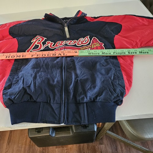 Majestic Herren MLB Atlanta Braves Bomberjacke - Größe Small - Bild 4 von 12