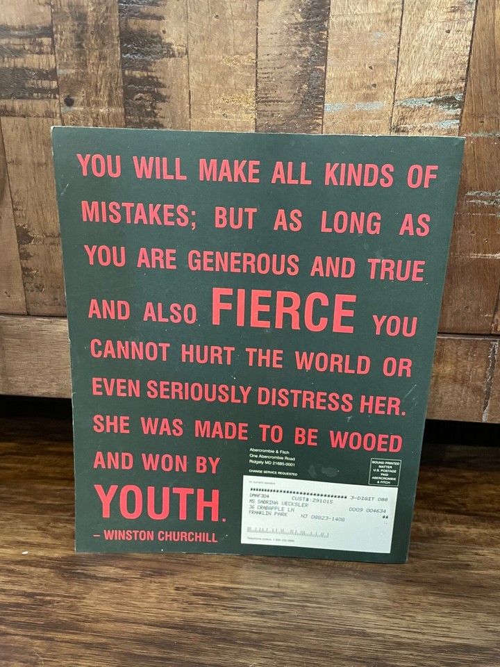 A&F Quarterly Christmas Issue 1999 Abercrombie & Fitch eBay