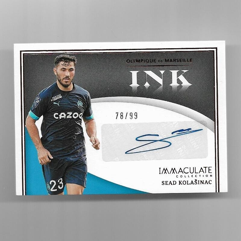2022-23 Panini Immaculate INK Autograph Auto Card : Sead