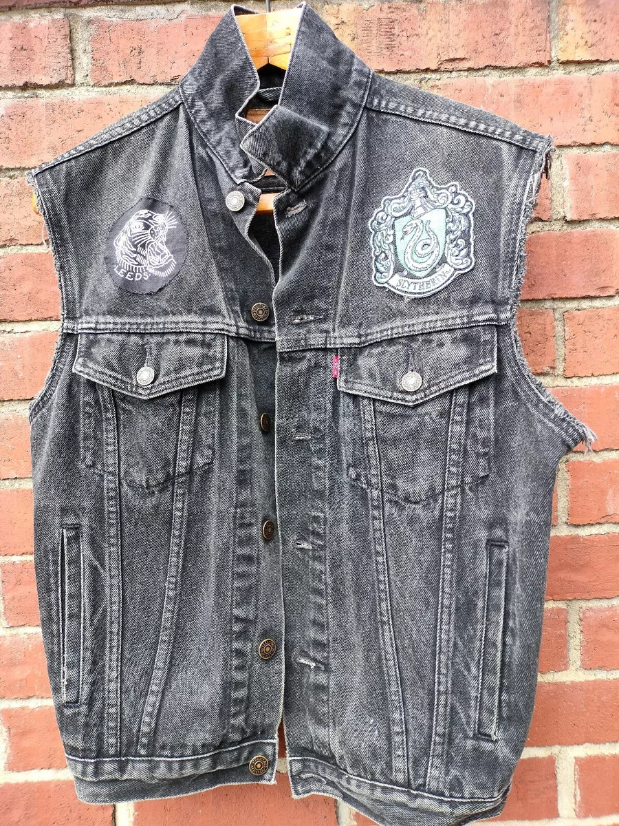 Levi denim top jacket sleeveless