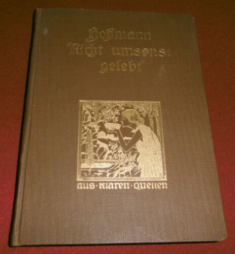 Hoffmann Geneva not lived for nothing publisher ev. Society Book Old Antique 1910 - Picture 1 of 4