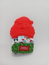 Happy Hands Teething Mitten Nuby Bpa Free Santa Clause 3Month 