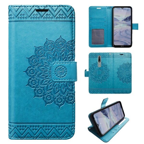 Nokia 2.4 HüLle Handy Tasche Flip Cover Case Schutz Schale Wallet BuchhüLle Etui-image