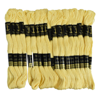 Anchor Threads Knitting Hand Crafting Cross Long Stitching Stranded Cotton,25Pcs