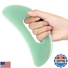 BBTO Gua Sha Massage Tool with Handle Resin Massage Tools Lymphatic Drainage