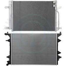 Radiator & AC Condenser Cooling Kit For 2016 Volkswagen Jetta 4-Door 1.4L L4