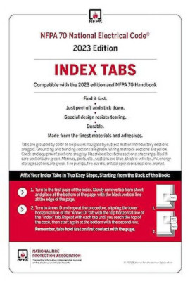National Electrical Code 70 (NEC) 2023 Index Tab