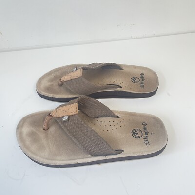 Ocean Minded Mens Black/Tan Tweed Slip On Beach Flats Size 13 $_12.JPG?set_id=880000500F main image 4