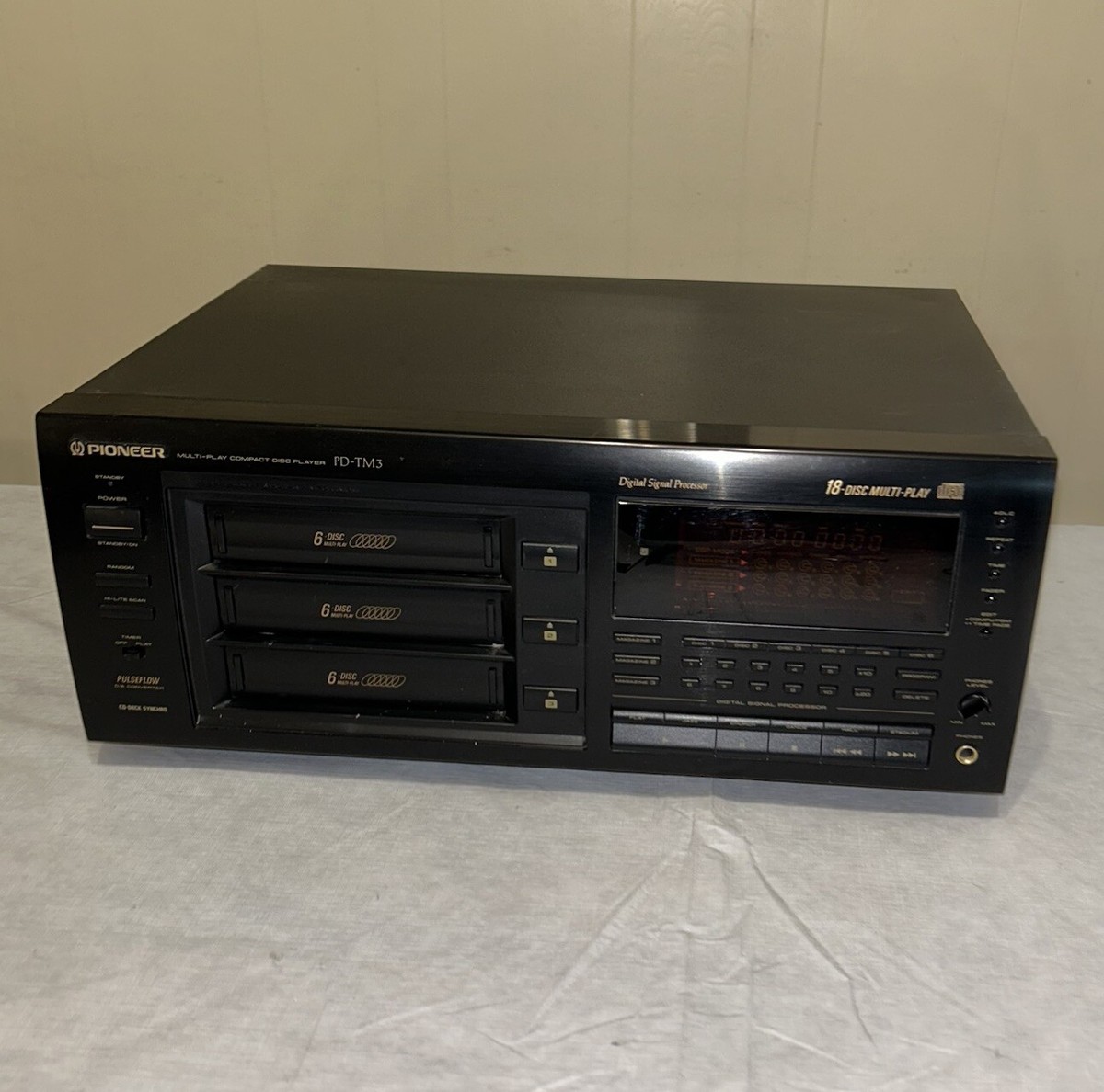 pioneer CDプレイヤー Pioneer PD-TM3 Multi-CD Player Changer 18 Disc Changer AS-IS
