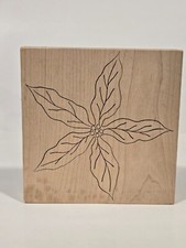 1990's Magenta Rubber Stamp, 29010-S, Large Flower Stamp, Floral