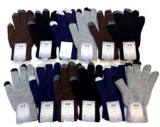 6 Pair Warm Premier Winter Touch Screen Gloves For Men Women Knitted Texting