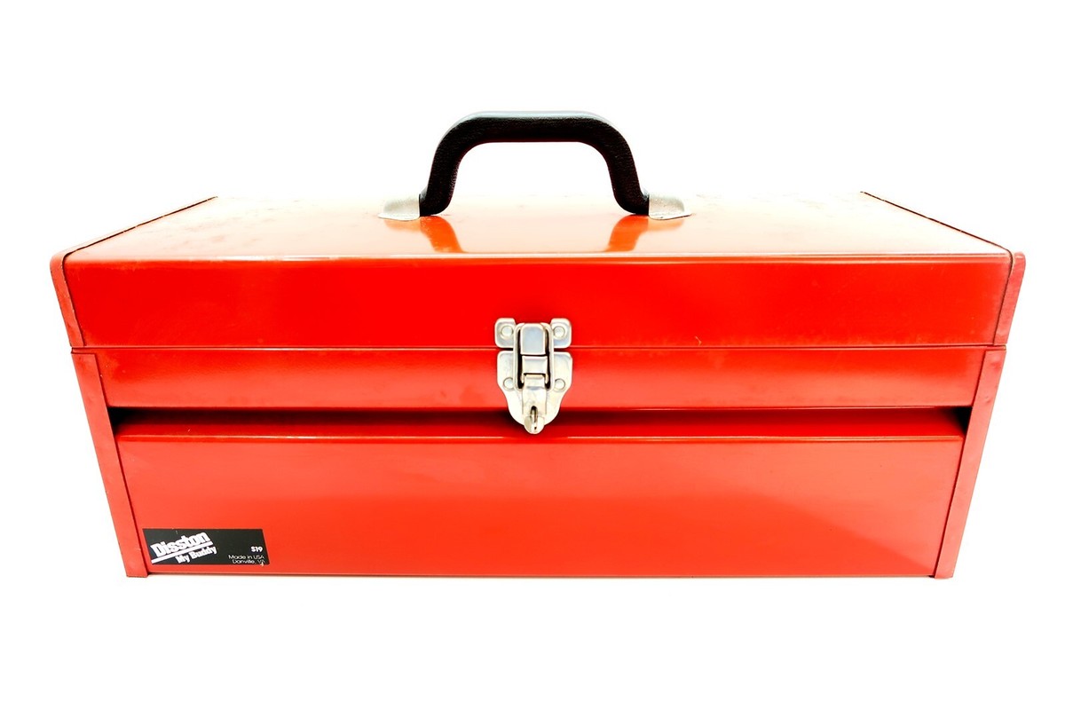 Vintage DISSTON MY BUDDY S19 Toolbox with Lift Out Tray ~ Made in