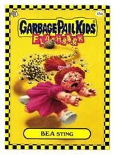 2010 GARBAGE PAIL KIDS FLASHBACK SERIES 1 PICK YOUR CARD YELLOW BASE STICKER GPK