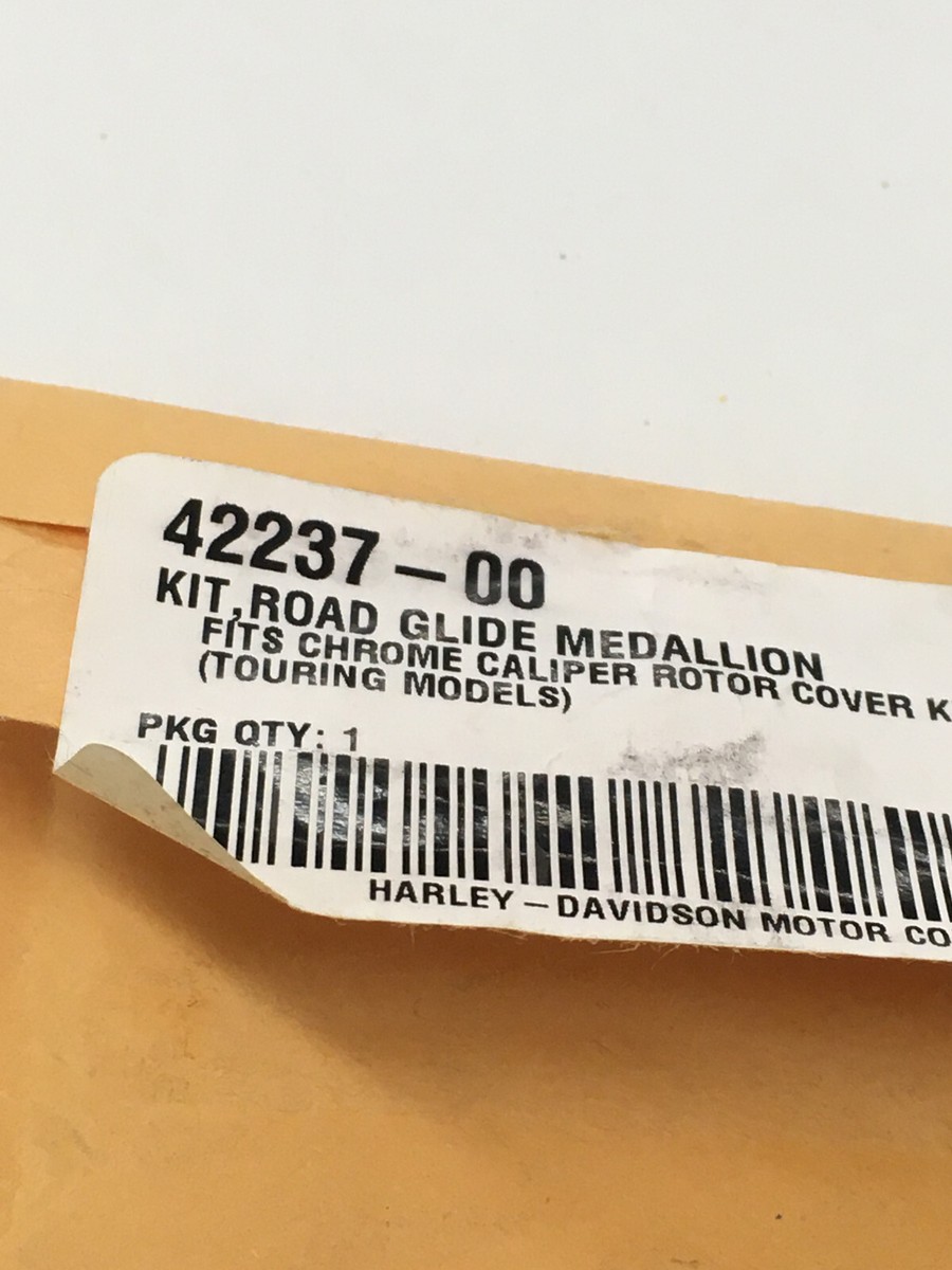 NOS OEM Harley Davidson Medallion Brake Caliper Rotor Cover