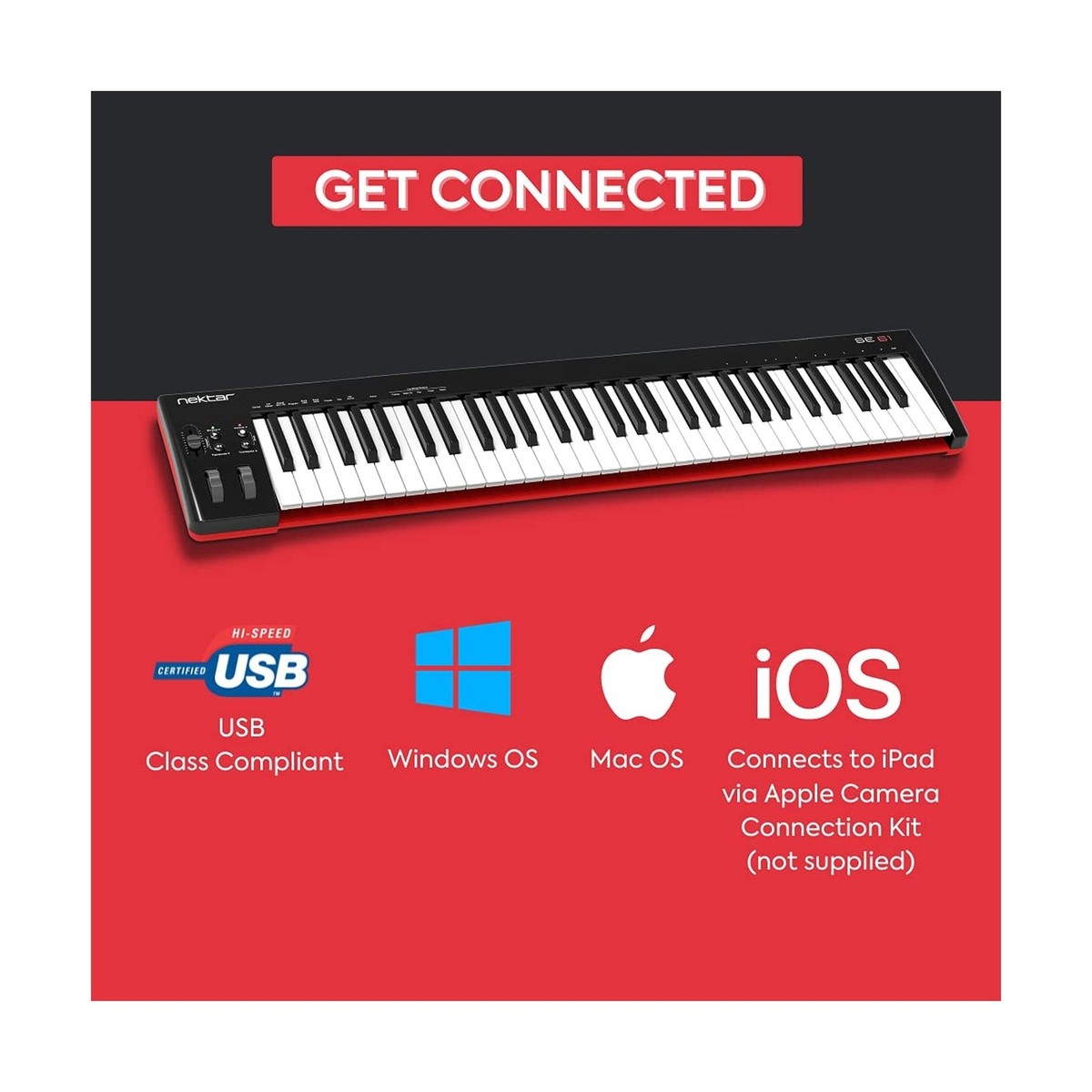 Đàn soạn nhạc Nektar SE61 61-Key USB MIDI Keyboard Controller | Mad Melody