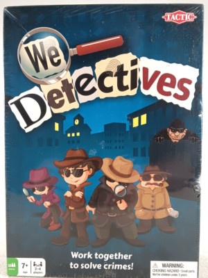 NEW We Detectives Game Work together to solve crimes!  by Tactic