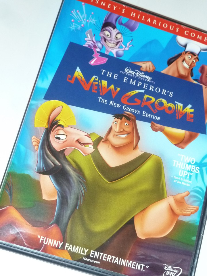 The Emperor's New Groove DVD Disney cartoon movie friendship Kuzco