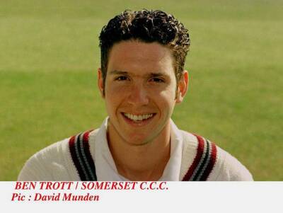 Ben Trott Somerset CCC Old Player Cricket Photo 1