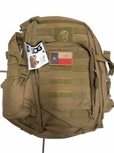 Texas Flag Military Pack Bag SOG Tactical Ninja Day Backpack Desert Tan Brown