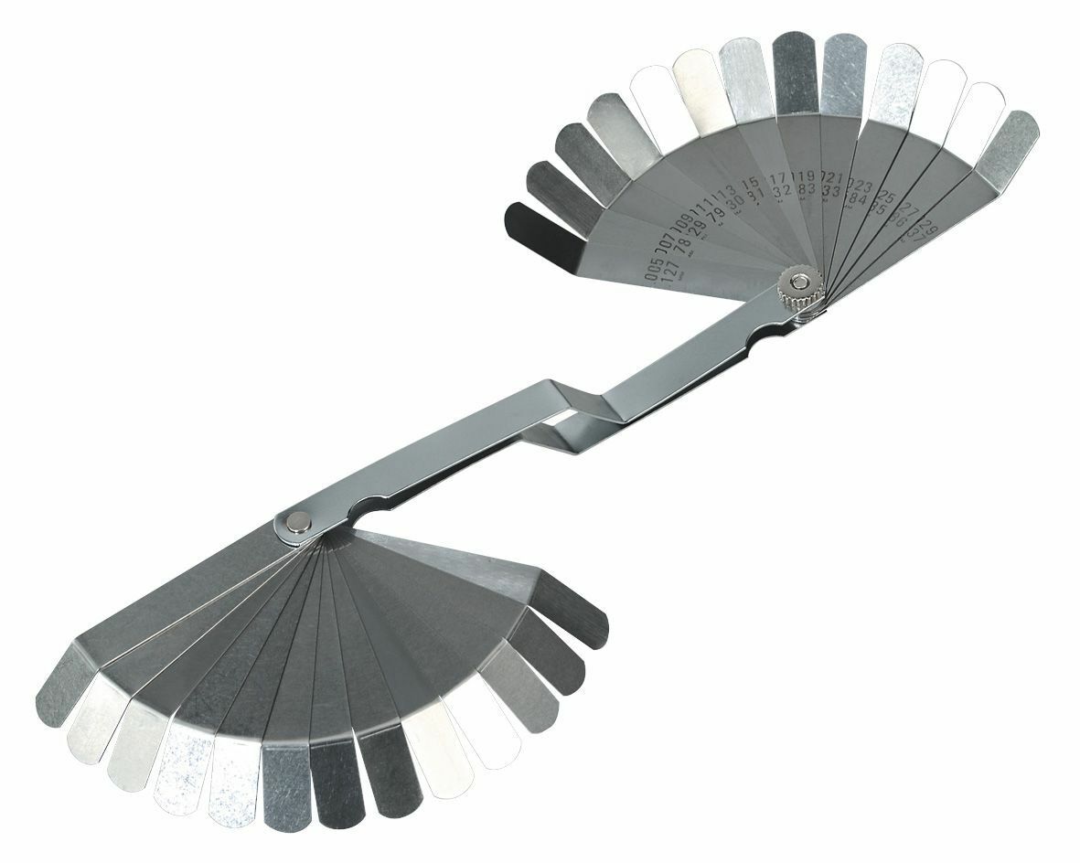 Sealey S0515 Feeler Gauge 26 Blade Offset - Dual Marked