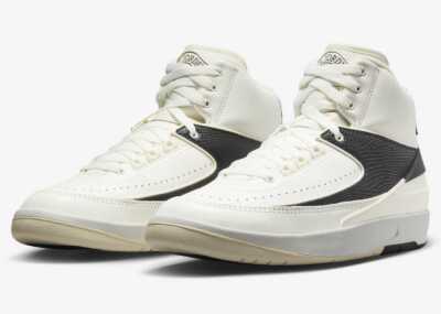 DX4400-100 Nike Air Jordan 2 Retro Sail and Black (Women's) | eBay