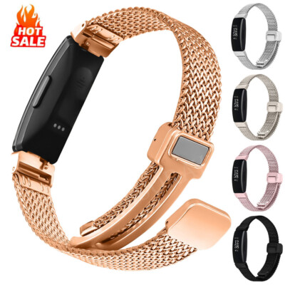 For Fitbit Inspire Metal Milanese Magnetic Stainless Steel Straps