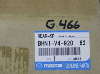 専用ページ New OEM Genuine Rear Spoiler Wing Lip Mazda Mazda3 3 2014-2018 Red