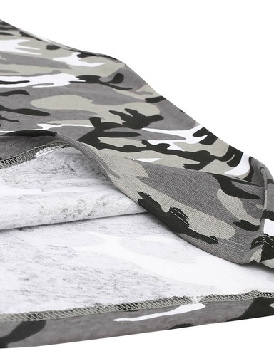 Mens TANK TOP Heavy A-Shirt Camo Cotton Basic Muscle Gym Workout Sleeveless Tee - Picture 25 of 32