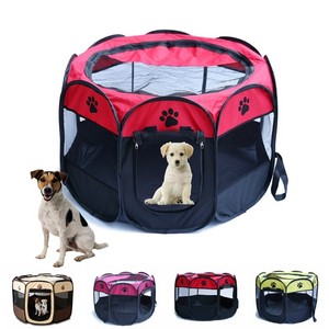 Pet-Dog-Cat-Playpen-Tent-Exercise-Fence-Kennel-Cage-Portable-Soft-Crate-House