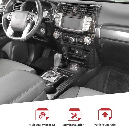 Kit de bisel de cubierta de decoración de panel de tablero interior de fibra de carbono para 4Runner 2010+ accesos - Imagen 55 de 346