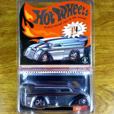 Hot Wheels RLC Drag Dairy 2483/3000 Chrome Black Redline 2014 Club