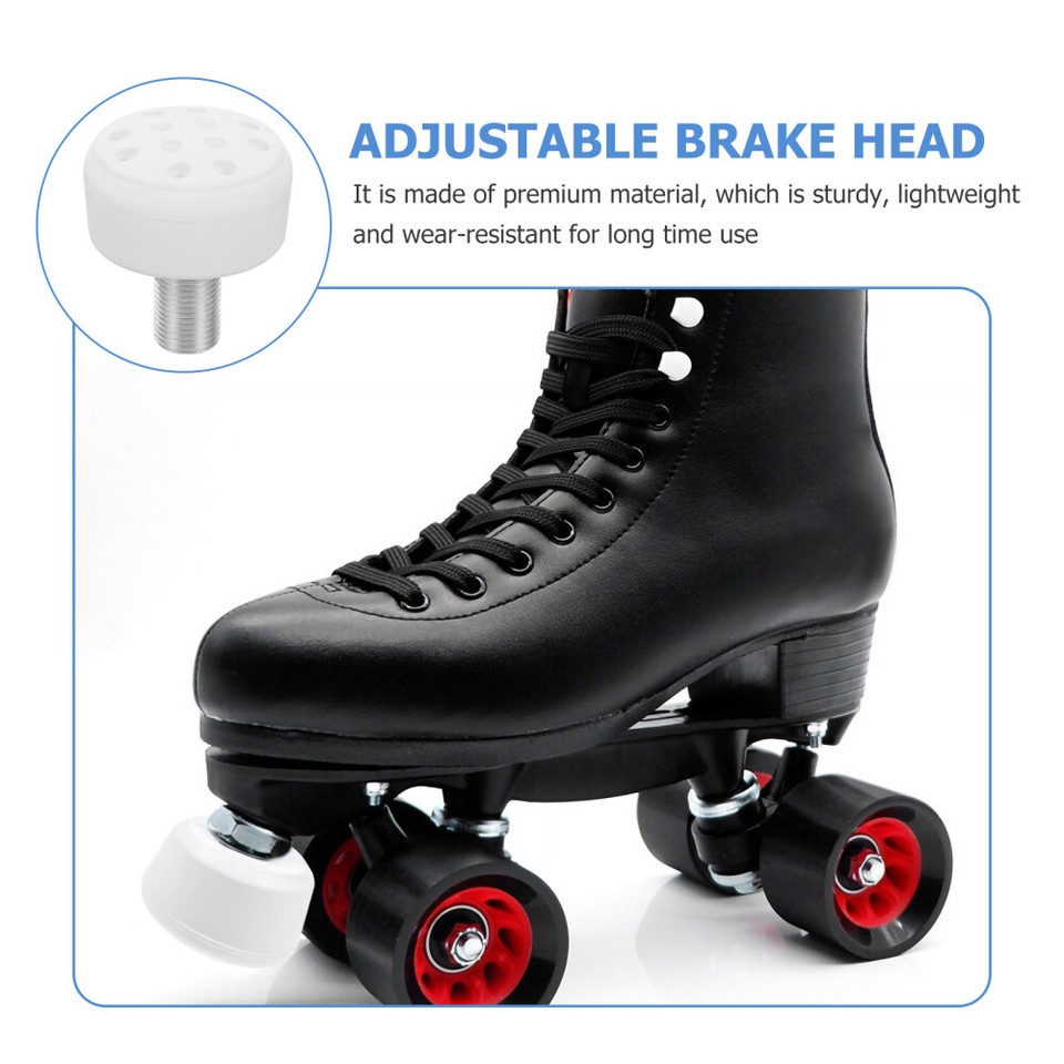 2pcs Roller Skate Stoppers Replacement Roller Skates Brakes Stoppers