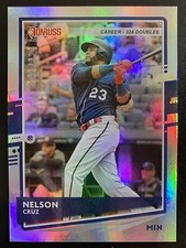 Nelson Cruz 2020 Donruss Baseball Career Stat Line /324 Minnesota Twins #113