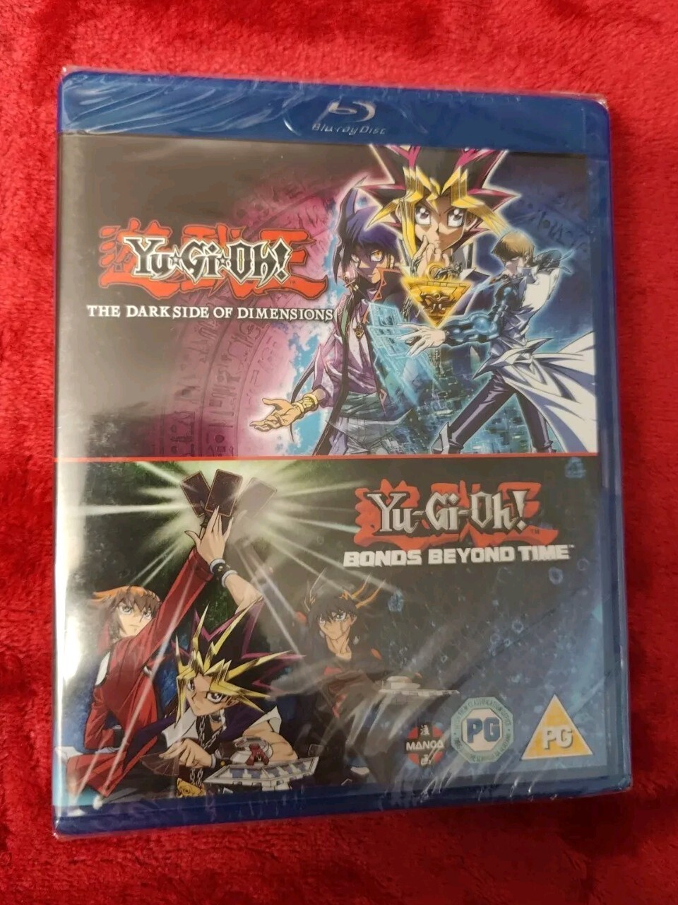 Yu-Gi-Oh! 2 Movie Bonds Beyond Time/Dark Side of Dimensions Blu ray New Sealed
