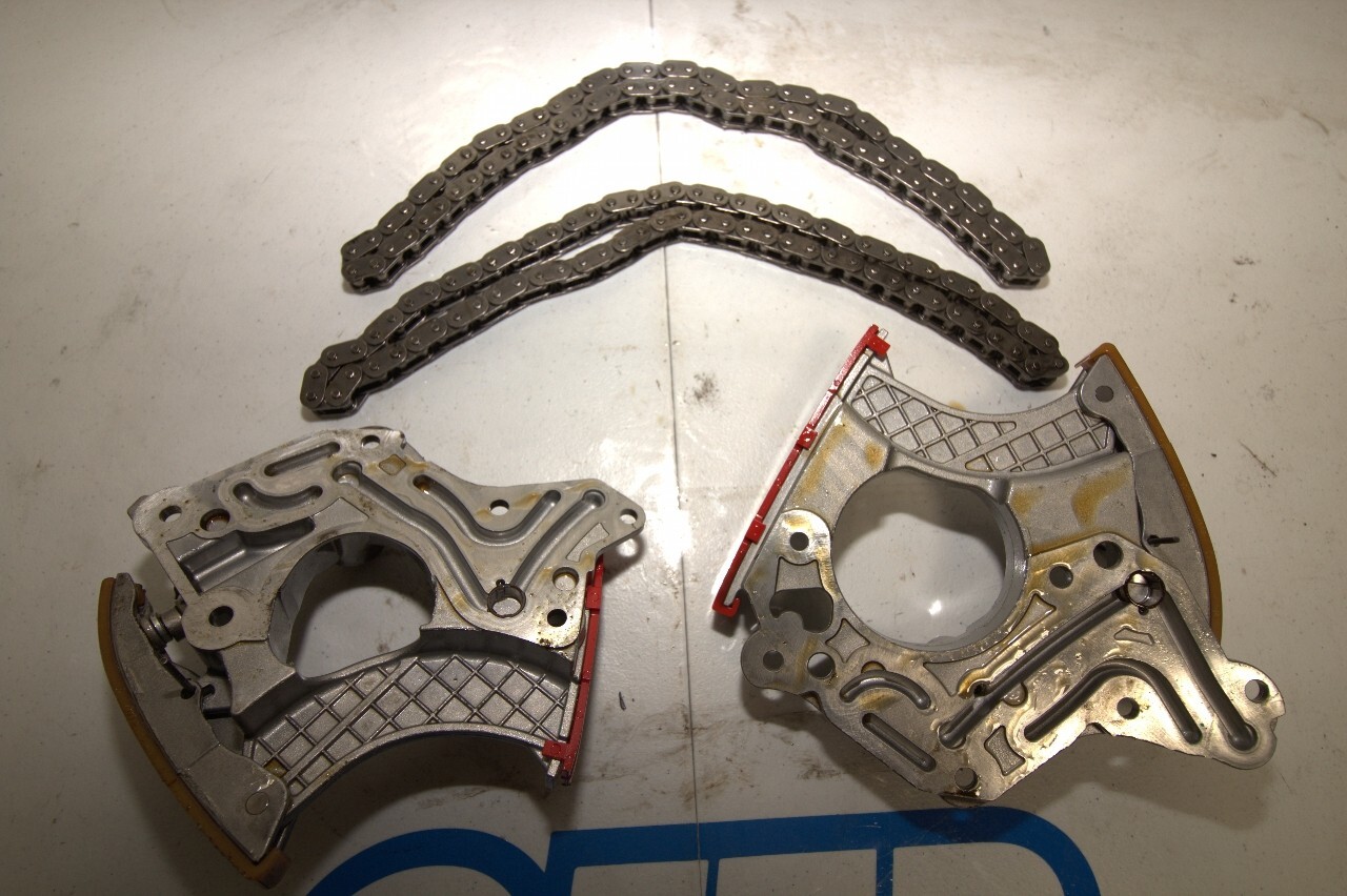 15-20 LAMBORGHINI HURACAN OEM TIMING CHAIN GUIDES W/ CHAIN 079109218S 079109218S