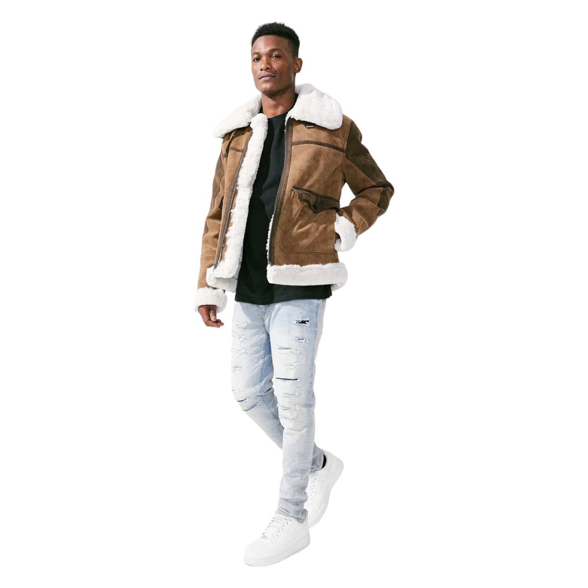 Jordan Craig Vienna Fur Bomber Men
