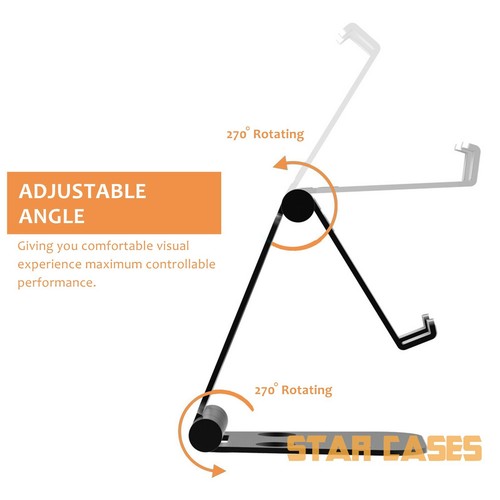 Adjustable Universal Holder Foldable Aluminium Stand Mount For iPhone iPad Tab - Picture 6 of 13