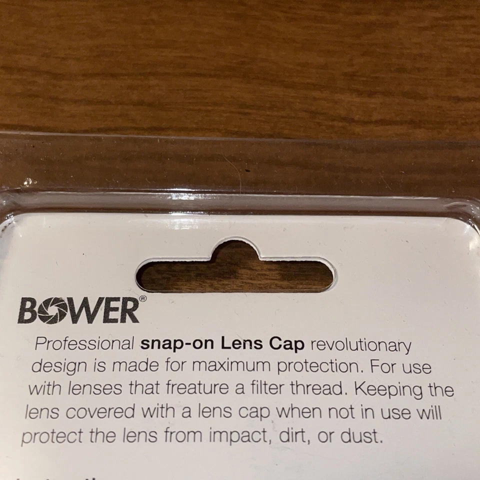 Bower 58mm Professional Snap-On Lens Cap No. CP58 - Image 4 of 4