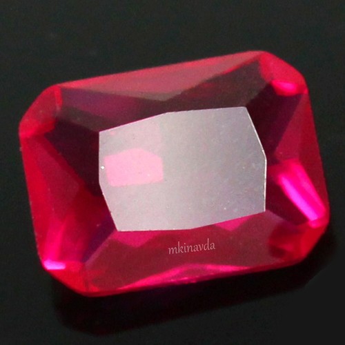 Natural Certified Mogok Pigeon Blood Red Ruby 6x4 MM Emerald Unheated Gems M05