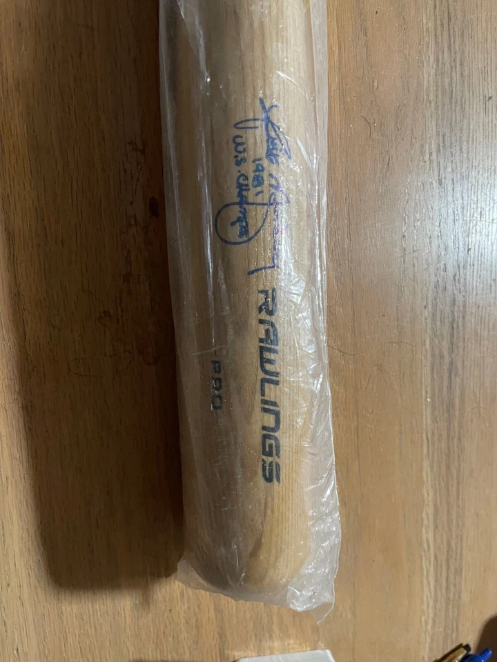 Rick Monday Signed Rawlings Bat Dodgers '81 World Series (still in wrapper) - Image 4 of 4