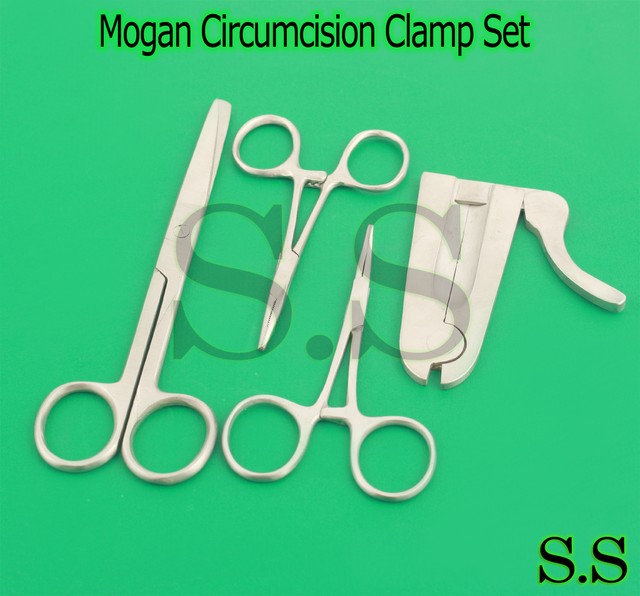 4 Mogan Circumcision Clamp Set OBGYN UroIogy DS1173 eBay