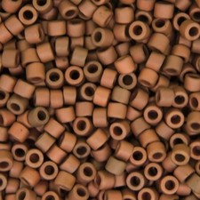 DB340 Miyuki Delica Seed Beads Size 11/0 Matte Metallic Copper 7GM