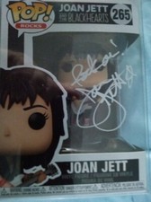Joan Jett Funko Pop 265 Autograph Box