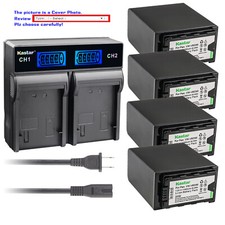 Kastar Battery LCD Rapid Charger for Panasonic VW-VBD98 VBD29 VWVBD58 VW-VBD58EK