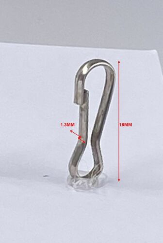 10-1000 SILVER LANYARD CLIPS CARABINER CLASPS KEY RING LEAD BADGE 18 22 27 36mm - Picture 8 of 11