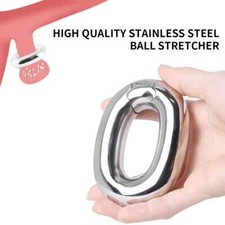 Male Ball Stretcher Weight 304 Stainless Steel Scrotum Stretching Pendant Ball