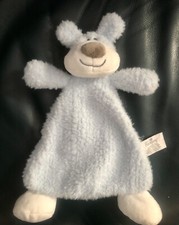 Nat Jules Blue Puppy Rattle Lovey 12 Long
