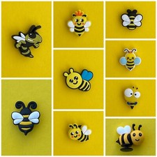 Schuhstecker/Shoe Charms/Anstecker für Clogs INSEKTEN/BIENEN/BIENENKÖNIGIN/BEE