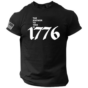 1984 1776 T SHIRT Orwell American Patriotic Political Freedom Liberty USA